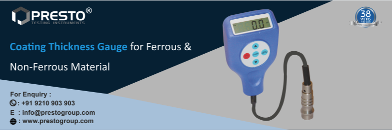 Coating Thickness Gauge for Ferrous & Non-Ferrous Material